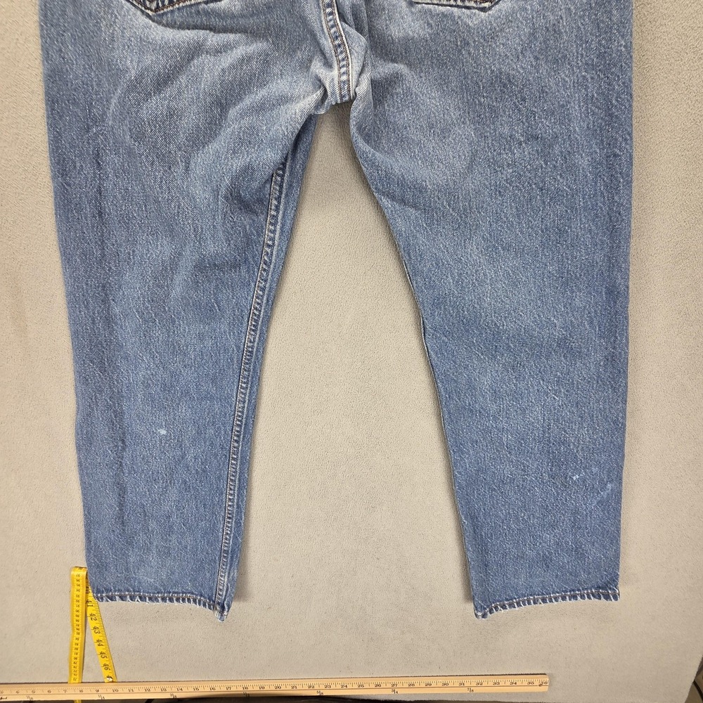 Vintage Levis 501 Jeans Mens Blue Straight Button Fly Made In USA Fits 30x26 - Picture 15 of 16